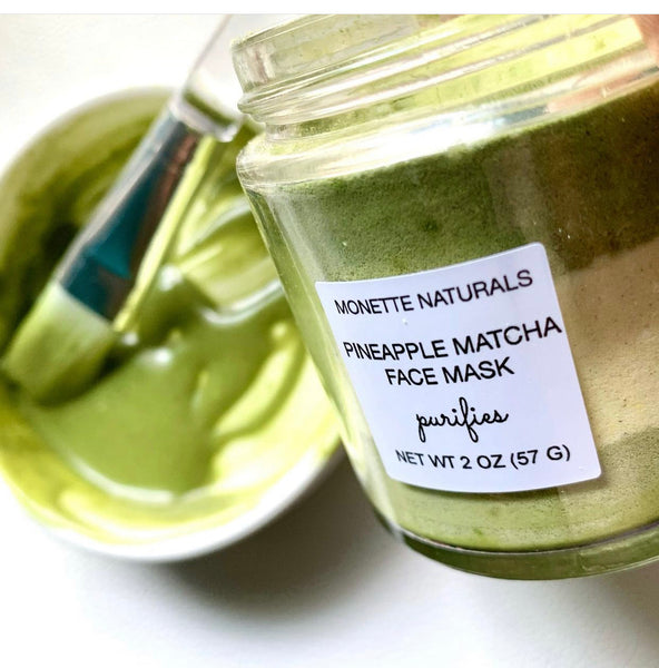 Pineapple Matcha Face Mask / Sensitive or Dry Skin